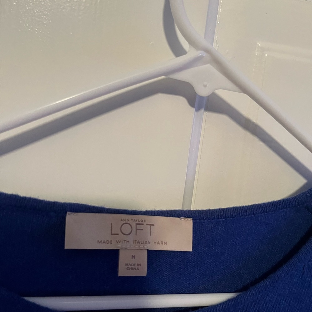 Loft royal blue sweater